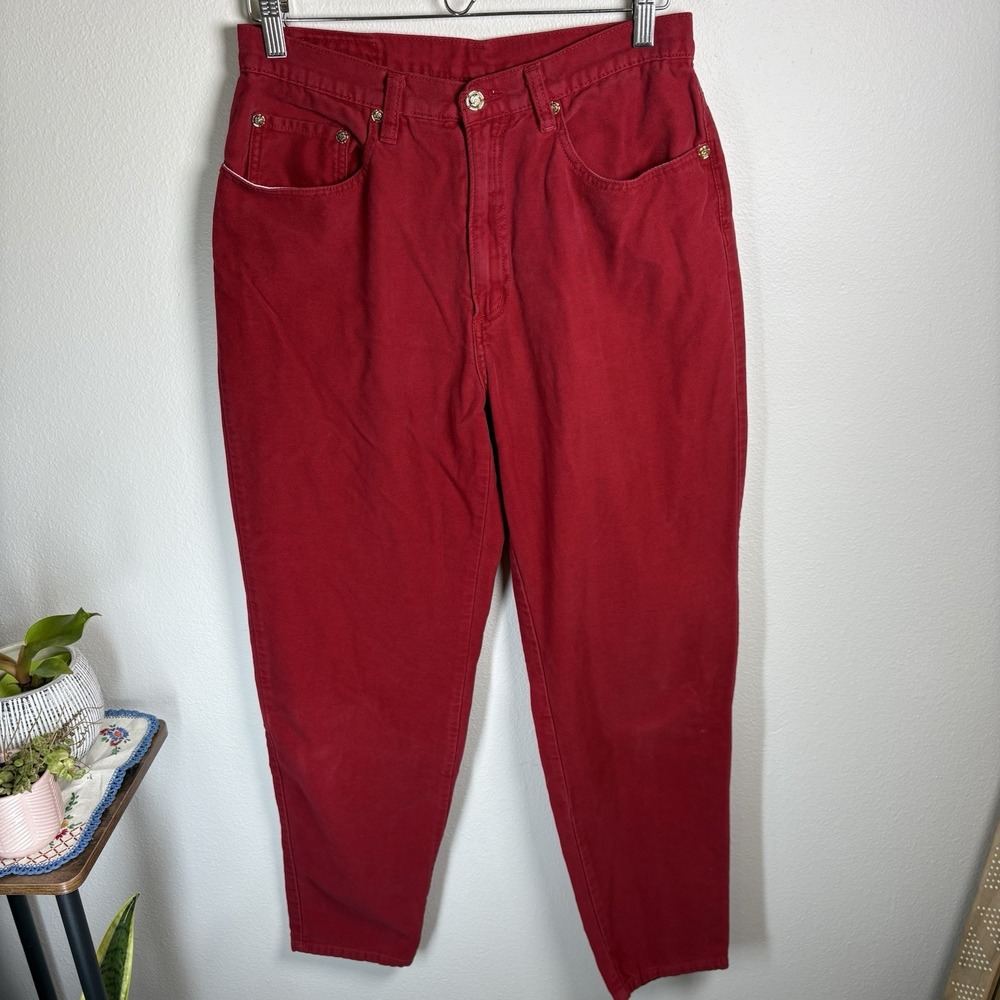 Vintage Pepe Jeans Women 30 Betty Red Pants Retro Indie Core